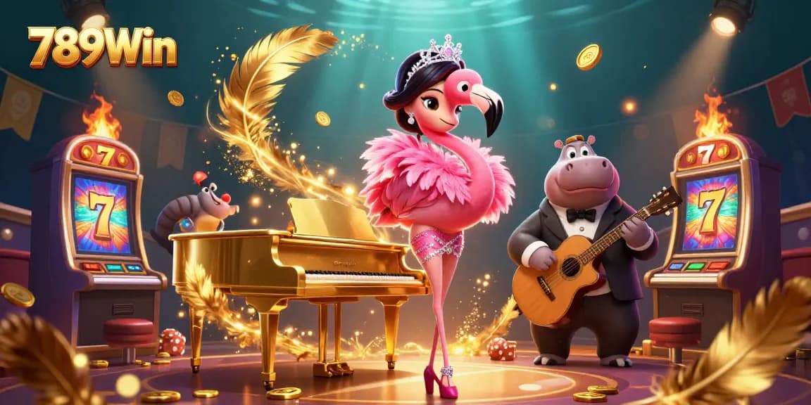Experience vibrant gameplay at 789Win with lively characters and dynamic casino elements.