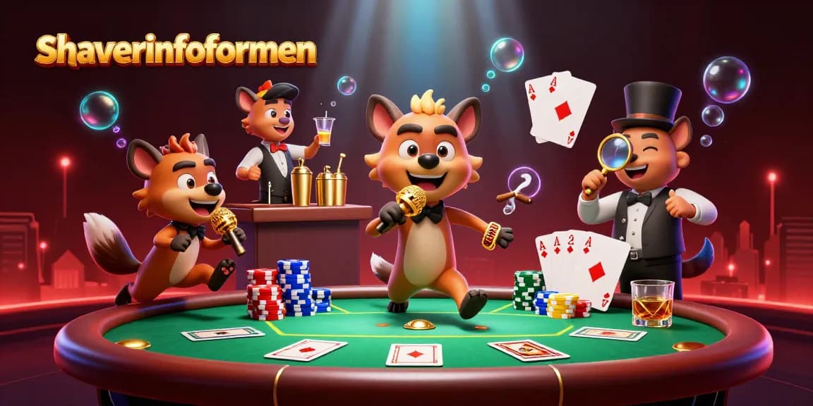 Engage in thrilling action at shaverinfoformen's vibrant casino featuring hyena characters.