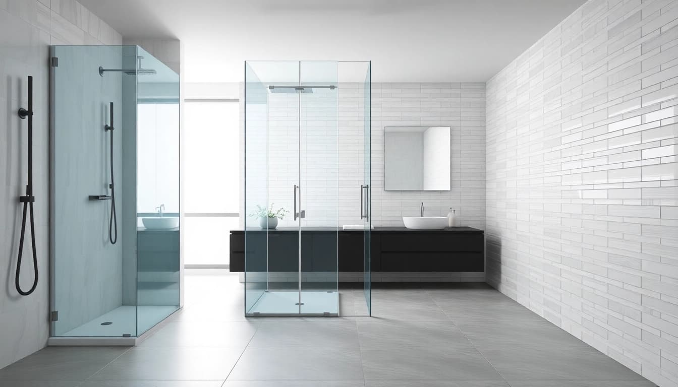 Erleben Sie die sonni Duschkabine 90x90 in einem modernen Badezimmer mit elegantem Design.
