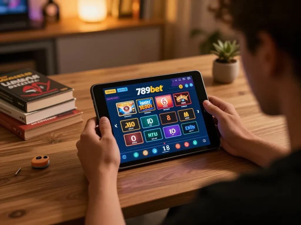 Engaging moment of online gaming experience on trang chủ 789bet platform showcasing betting options.