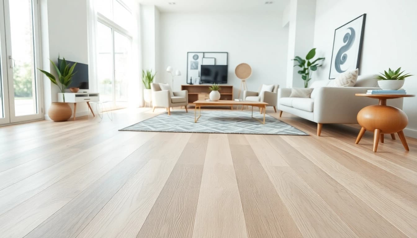 Showcasing waterproof vinyl flooring that combines elegance with comfort in a vibrant home setting.