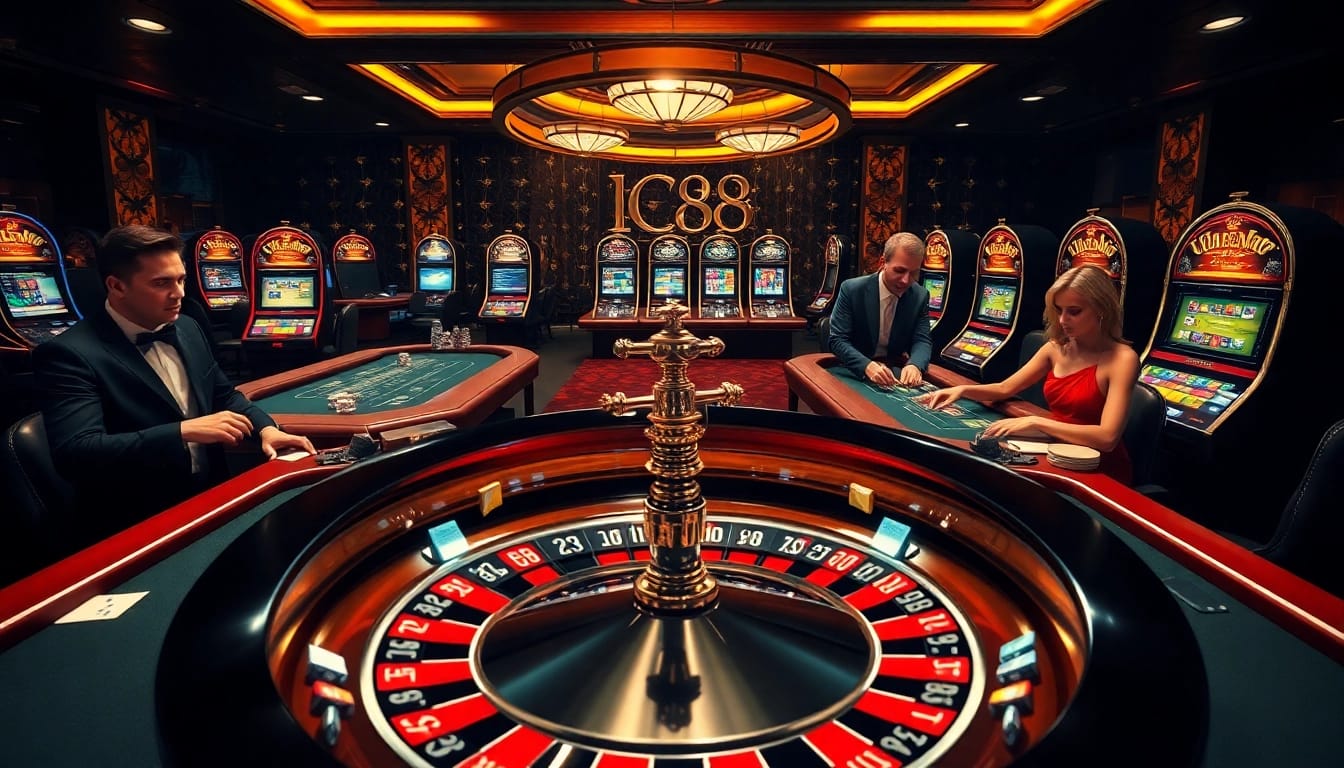 Experience excitement at trang chủ lc88 with luxury casino gaming and vibrant roulette action.