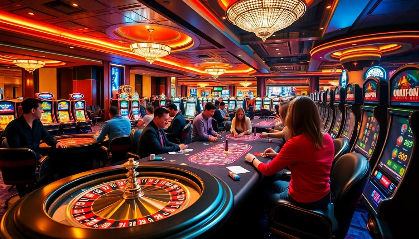 Experience the thrill of online gambling at okfun.com with immersive casino games and vibrant visuals.