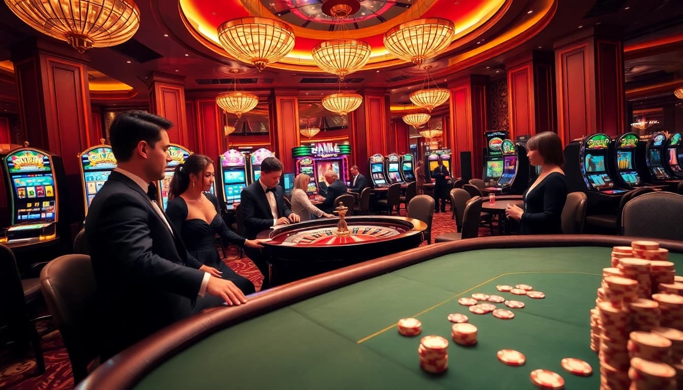 Feel the excitement at TR88 with players enjoying a thrilling live-dealer casino experience.
