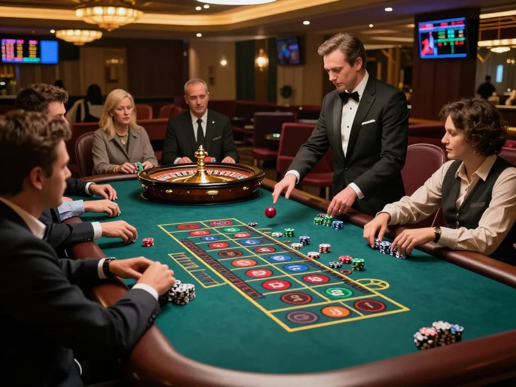 Experience the excitement of roulette at 11win, where players eagerly place bets on a spinning wheel.