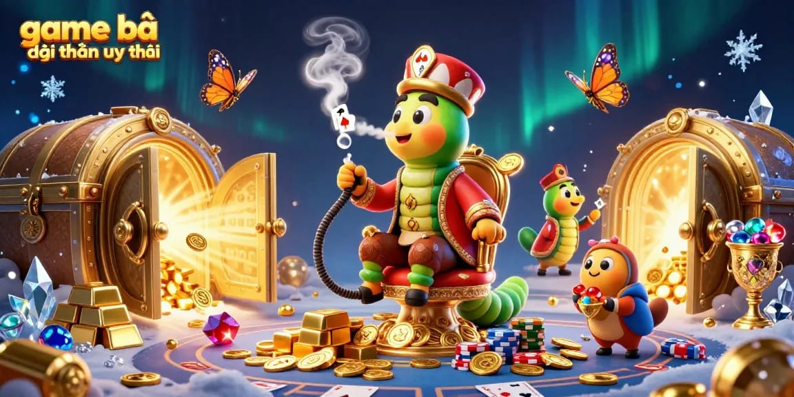 Experience thrilling gameplay with game bài đổi thưởng uy tín in this vibrant casino scene.