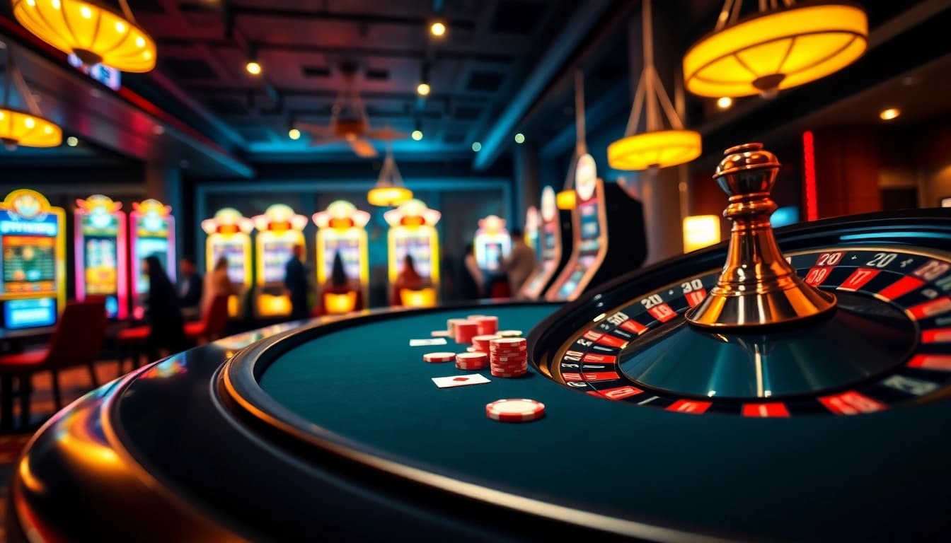 Experience thrilling games and promotions at https://rr99x.com/ with vibrant casino scenes and engaged players.
