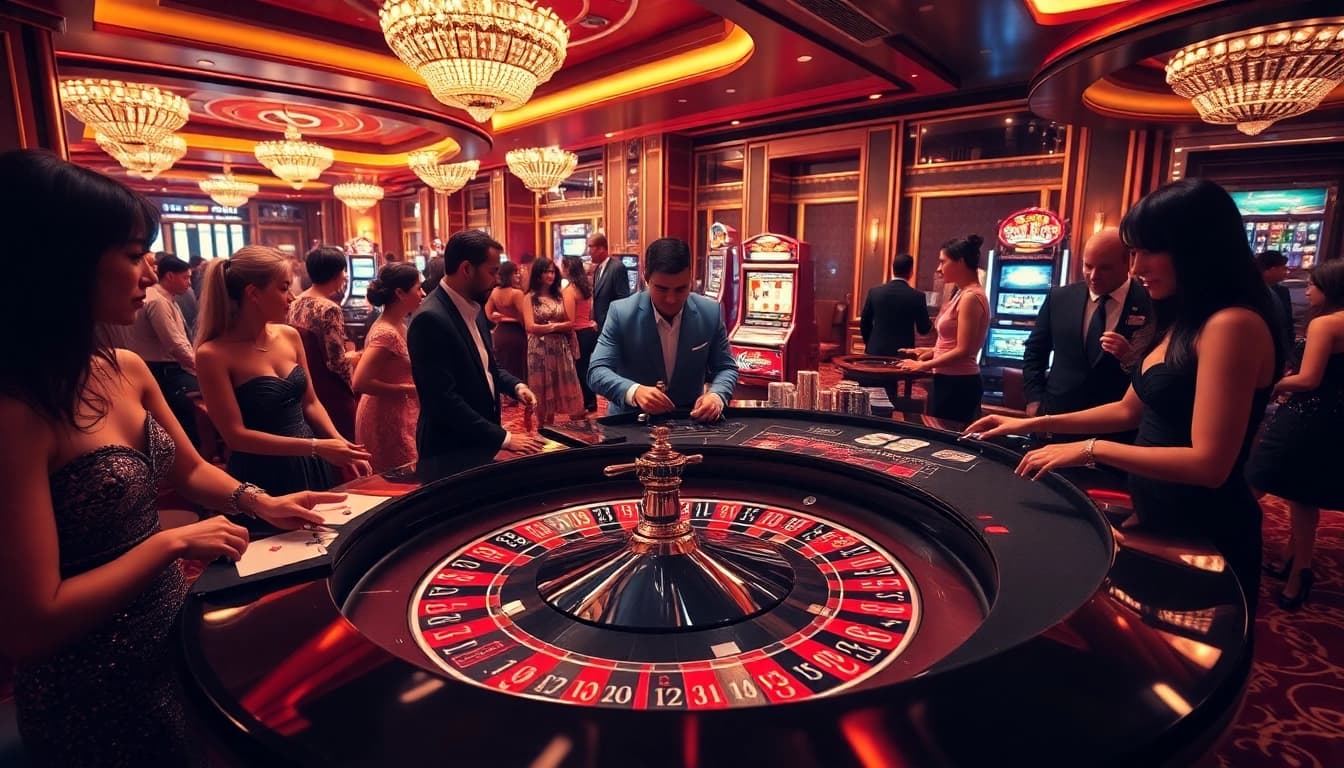Engaging players at the roulette table at win555.cn.com, where excitement and professionalism thrive.