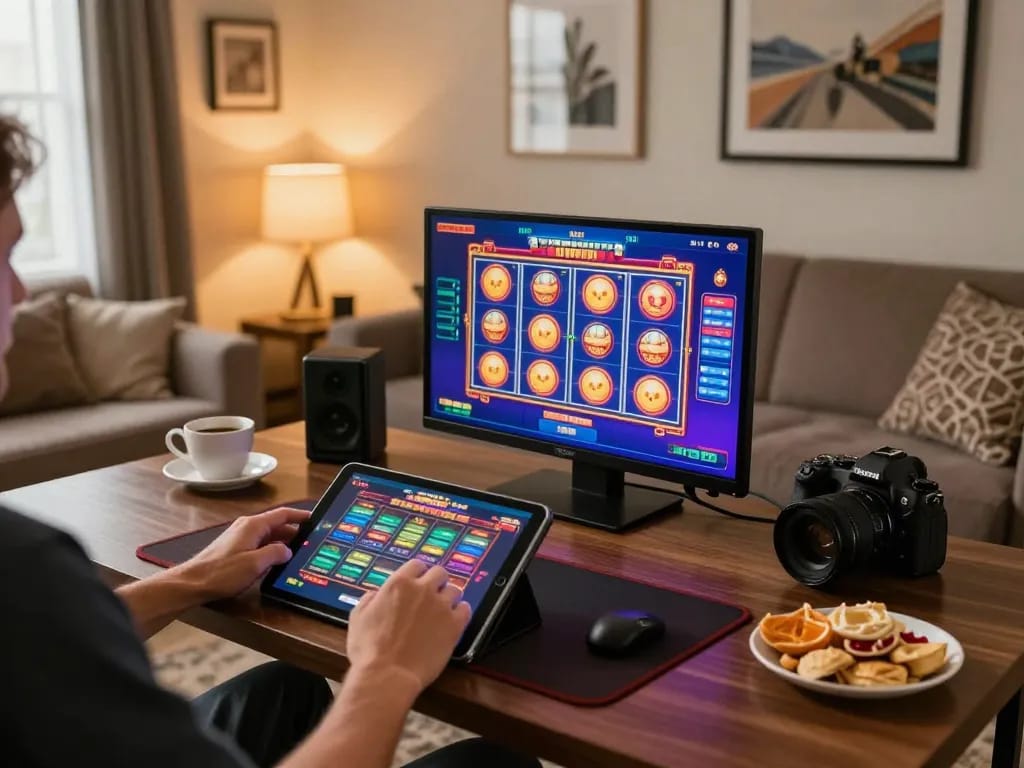 Engaging online gambling experience at home with Ngonclub on tablet