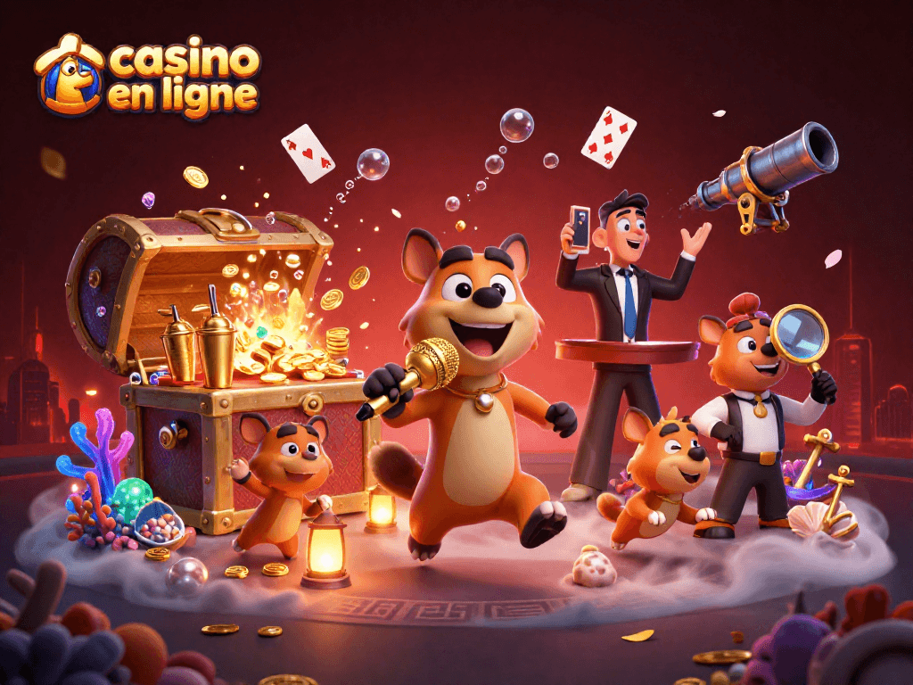 Jouer au casino en ligne avec des hyènes humoristiques pour une expérience de pari divertissante.