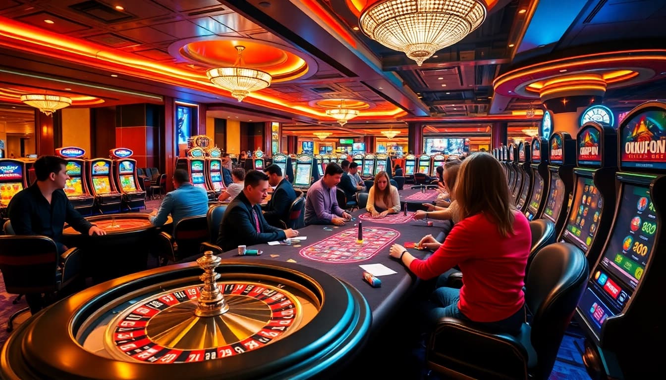 Experience the thrill of online gambling at okfun.com with immersive casino games and vibrant visuals.