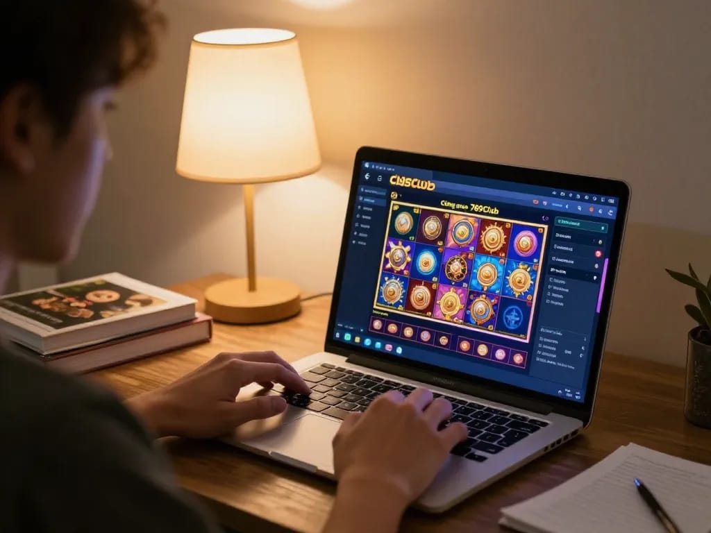 Cổng game 789Club offers exciting online slot gameplay in a cozy home setting