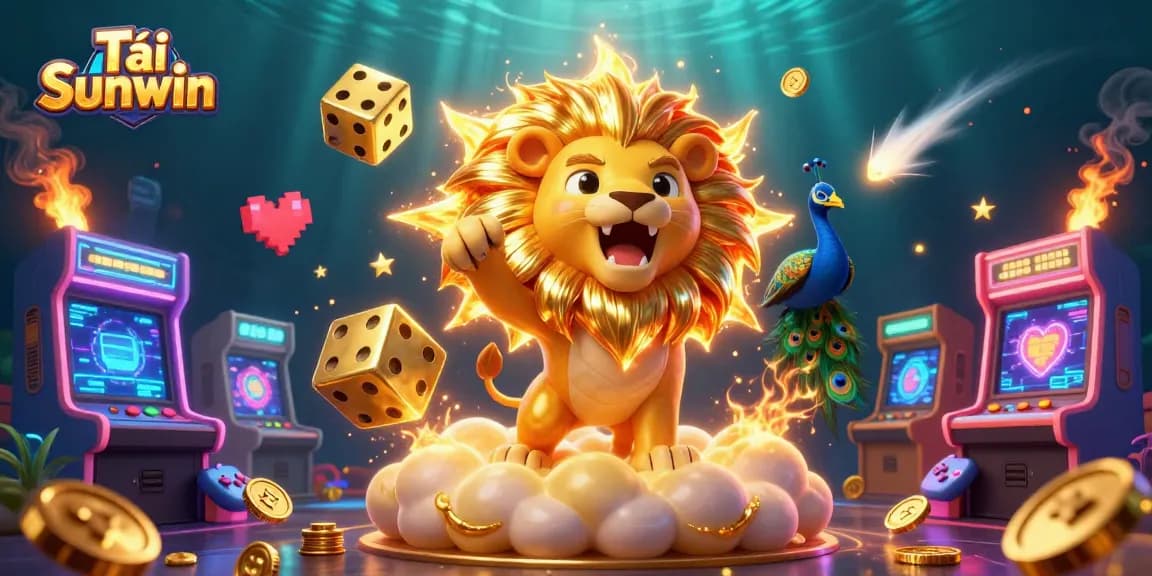 Play fun games on Tải Sunwin with vibrant arcade machines and lively characters.