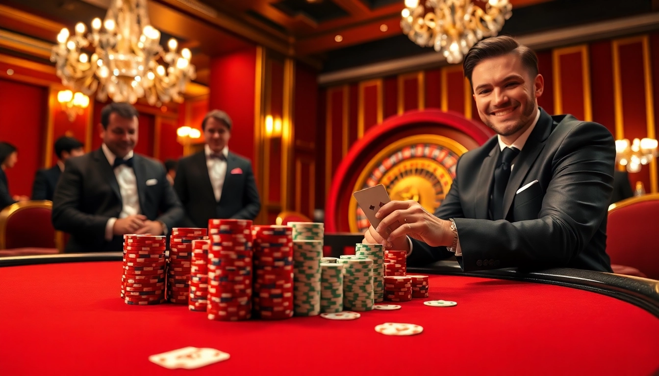 Experience high-stakes excitement at E2BET VIP with elegant poker tables and vibrant betting action.