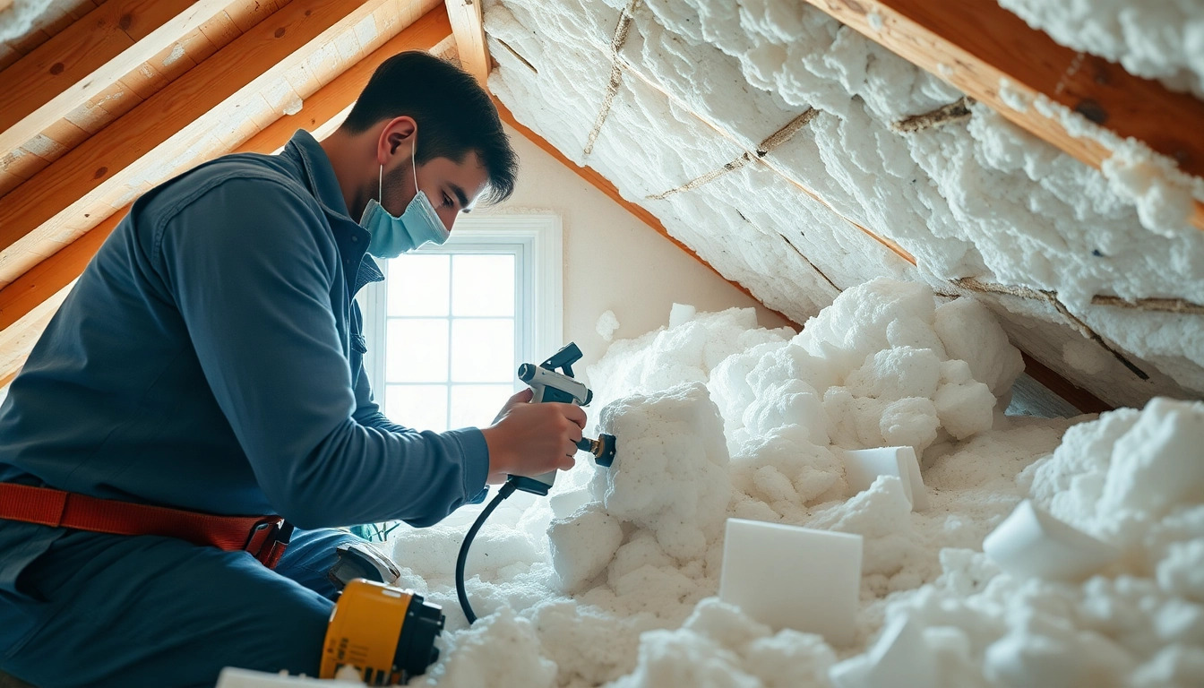 Expert professional spray foam removal in action, showcasing safety and efficiency during insulation removal.