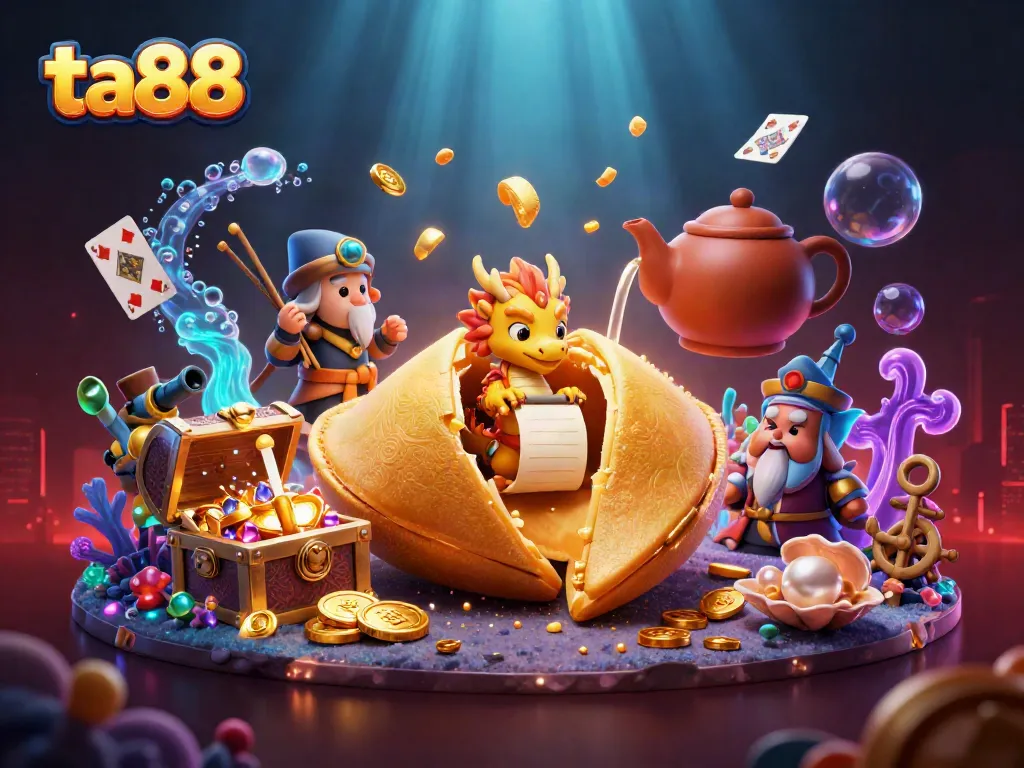 Experience thrilling wins with ta88 at a vibrant casino scene depicting fortune and adventure.