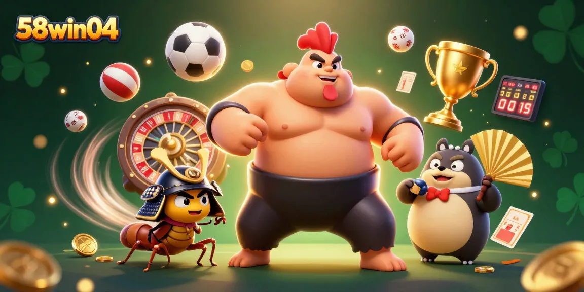 Experience high-energy gambling action with 58win04, featuring dynamic characters and a lively casino atmosphere.