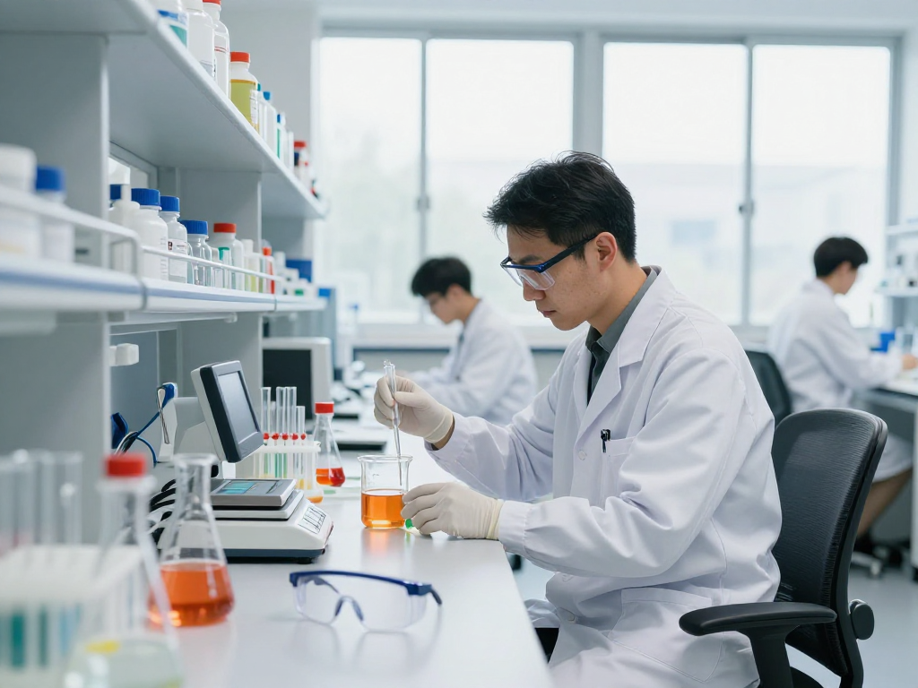Reliable chemical supplier providing high-quality reagents in a professional laboratory.