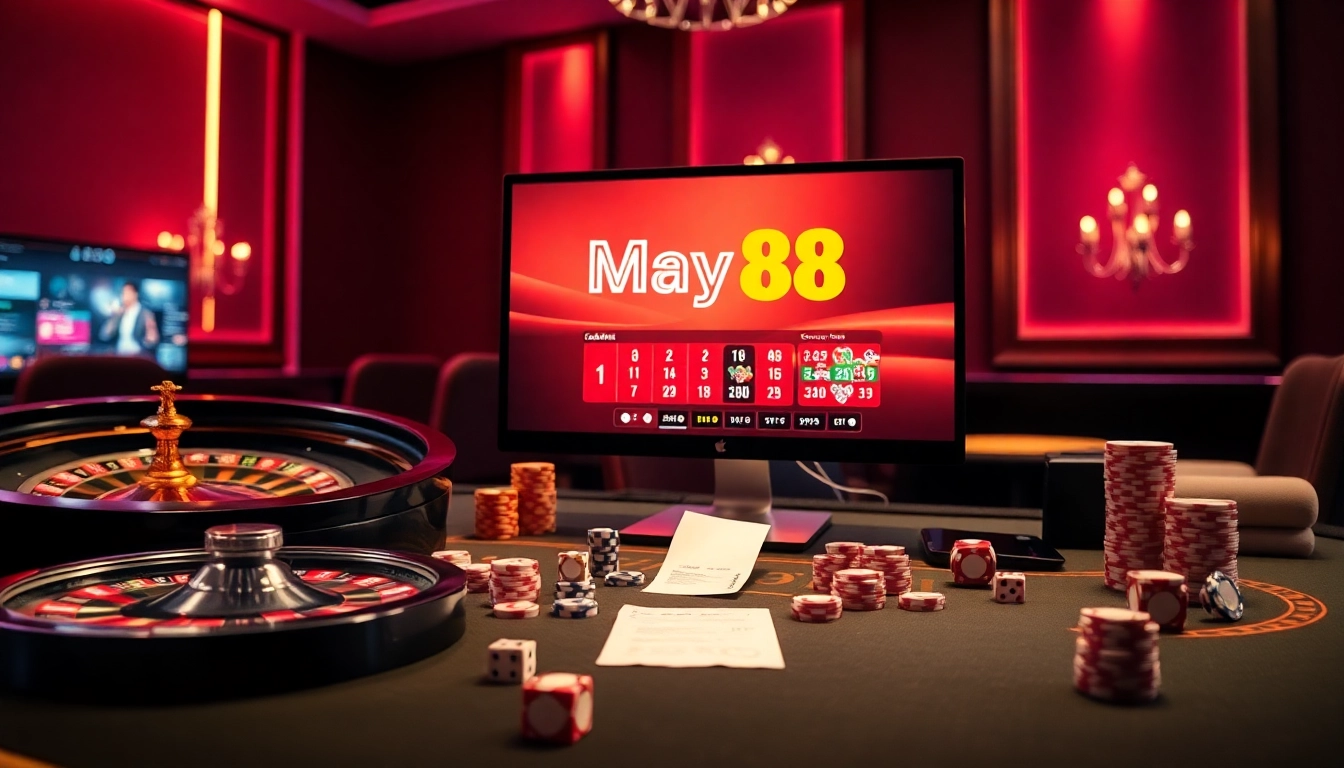 Experience the thrill of gambling with may88 com đăng ký at a luxurious casino interface, enhancing your gaming strategy and excitement.