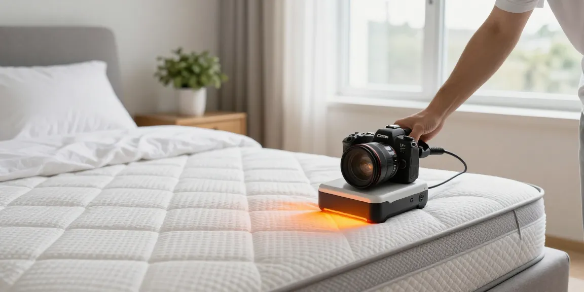 Effective bed bug heat treatment in a bright bedroom, ensuring pest elimination.