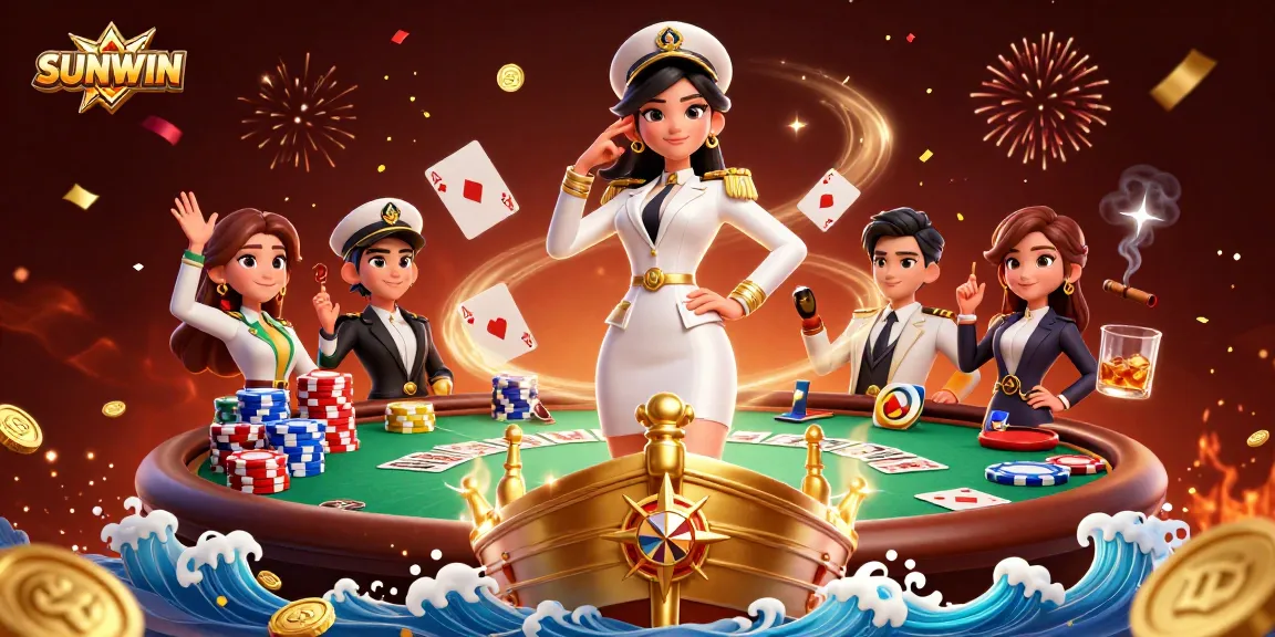 SUNWIN enhances your gaming experience with thrilling poker action and vibrant casino elements.