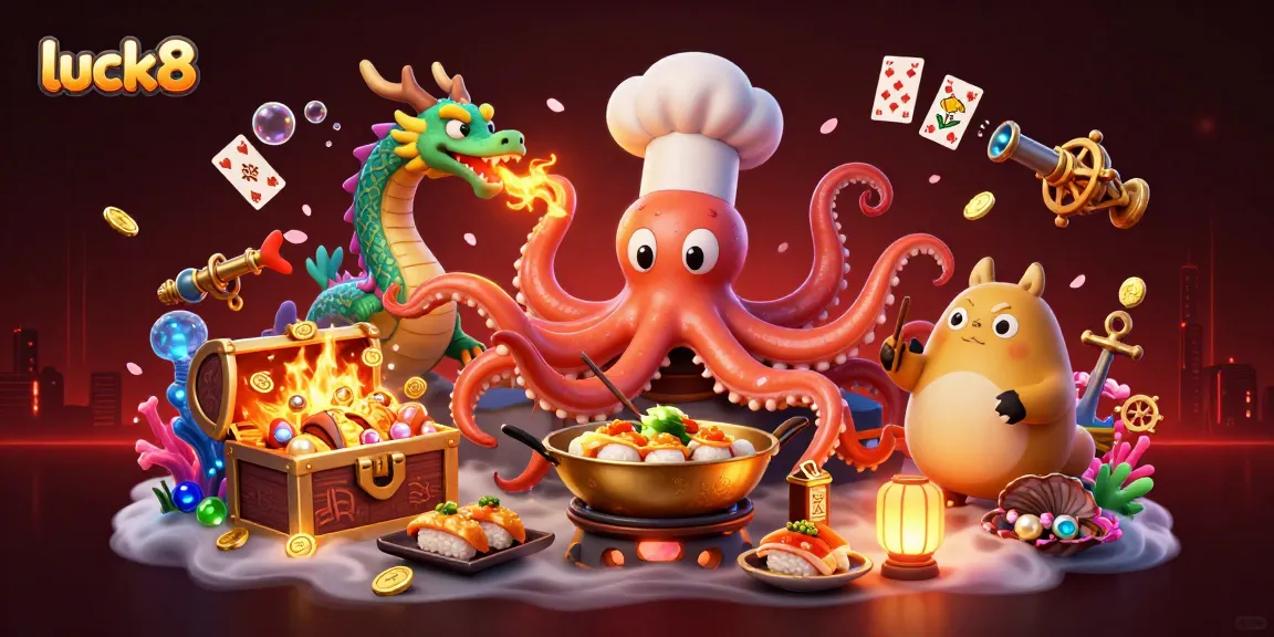 Engage in exciting gameplay at luck8 with vibrant characters and dynamic casino elements.