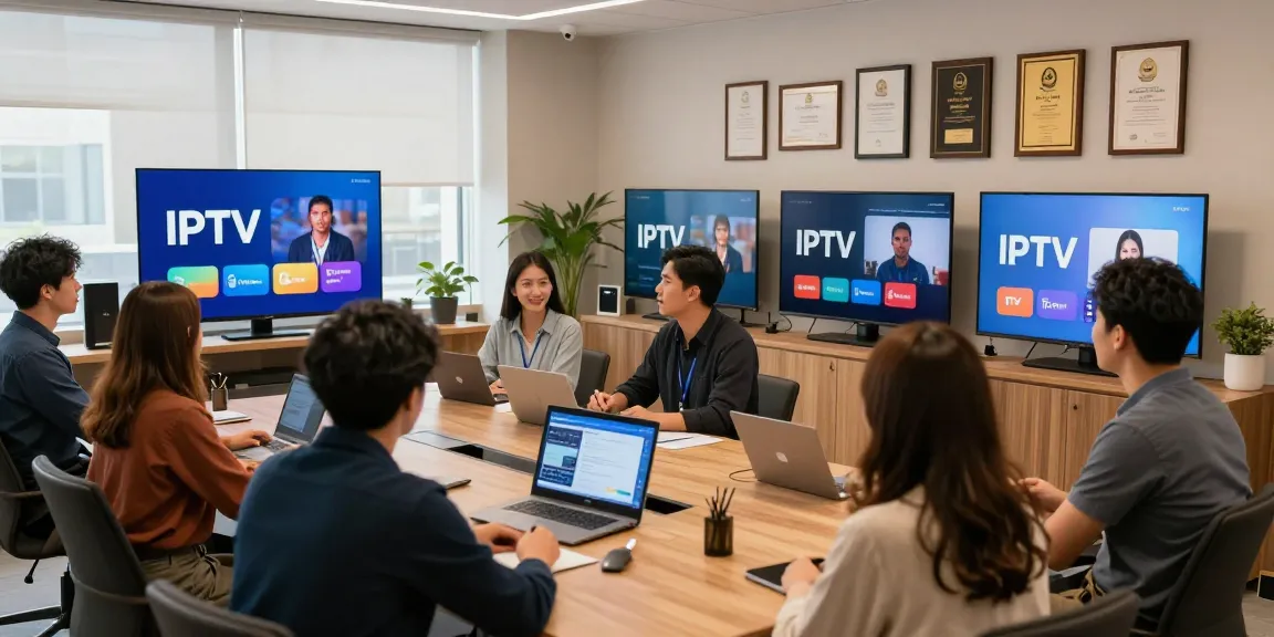 IPTV Services offered by trusted local provider in inviting community office setting