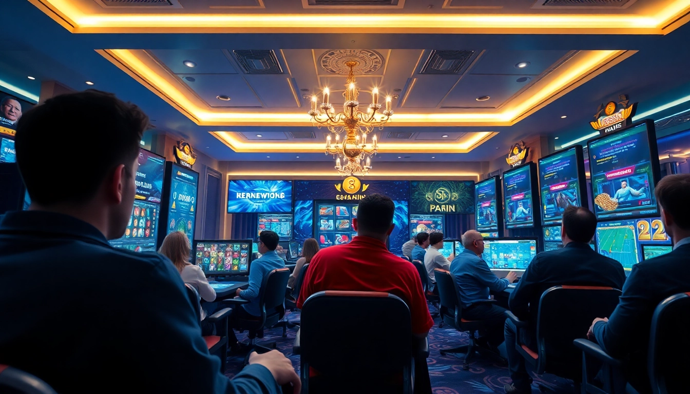 Experience the high-stakes thrill of online gambling at ev88win.live with a luxurious casino atmosphere.