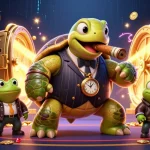 Experience thrilling gameplay at sattamattka with 3D cartoon characters, treasure, and casino lights!