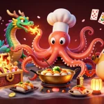 Engage in exciting gameplay at luck8 with vibrant characters and dynamic casino elements.