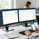 Engaging workspace featuring a phone nr search interface and collaborative environment for efficient number lookup.