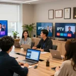 IPTV Services offered by trusted local provider in inviting community office setting